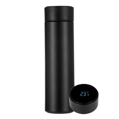 Αγορά Ανθεκτικό στη διαρροή 350/500ml Στάλιν Σμαρτ μπουκάλι νερού με LED θερμοκρασία οθόνη Στάλιν Στάλιν Βακούμ μπουκάλι νερού για εξωτερικούς αθλητικούς αγώνες εύκολο στο καθαρισμό online manufacture