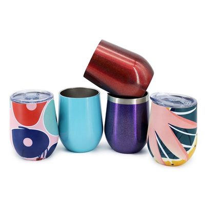 Αγορά Αβγό σχήμα 12 Oz Vakuum μονωμένο tumbler Custom ατσάλινο κρασί tumbler με ανθεκτικό καπάκι διατηρώντας το ποτό ζεστό κρύο 3-6 ώρες Σχεδιασμός online manufacture
