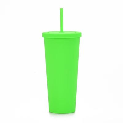 Αγορά Πολυεπιχειρησιακό Custom Logo Bpa δωρεάν 24 Oz πλαστικό Tumblers Ματ διπλό τοίχωμα ακρυλικό φλιτζάνι 450/700ml Eco Friendly πλυντήριο πιάτων ασφαλές εύκολο στο καθαρισμό online manufacture