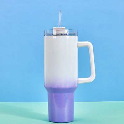 Αγορά 40 Oz Tumbler με λαβή κρατήστε κρύο 40 ώρες ατσάλινο tumbler με κάλυμμα και άχυρο διπλό τοίχωμα κενό επαναχρησιμοποιήσιμο αθλητικό μπουκάλι νερού με λαβή ταξίδι φλιτζάνι καφέ κρατήστε ζεστό online manufacture