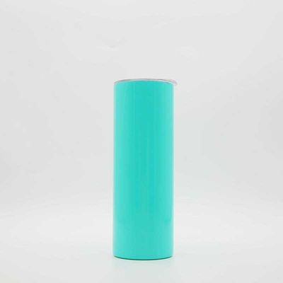 Αγορά 20oz με κάλυμμα και άχυρο Σκίνι Tumbler Απομονωμένο Σκίνι σκόνη επικαλυμμένη διπλό τοίχωμα Vakuum Απομονωμένο καφέ Tumbler για ζεστά κρύα ποτά online manufacture