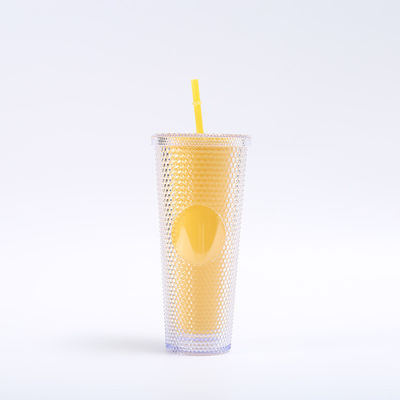 Αγορά DIY Πυροβόλητο Tumbler με Κεπάκι και Φέτος Επαναχρησιμοποιήσιμο πλαστικό Ακρυλικό Κύπελλο Διπλής Τείχνης Ιριδής Ταξιδιωτικό Tumbler Για Παγωμένο Καφέ Ψυχρό Νερό Smoothie Wide Mouth Spill Proof online manufacture