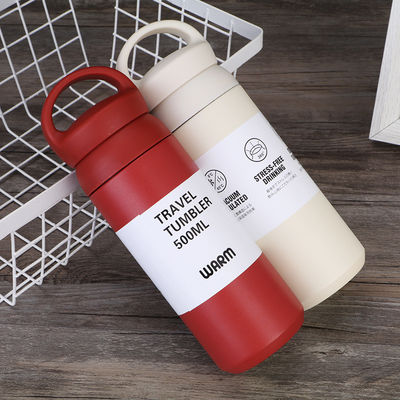 Αγορά 500 ml φορητά ταξιδιωτικά ποτήρια νερού με τσαγιέρα για τσάι Ιαπωνικό στυλ από ανοξείδωτο χάλυβα Απομονωμένα μπουκάλια καφέ online manufacture