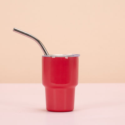 Αγορά Μίνι Shot Tumblers 2OZ λευκό κόκκινο πράσινο Shot ποτήρια με καλαμάκια από ανοξείδωτο χάλυβα Xmas πάρτι κύπελλα για το σπίτι μπαρ τσάι καφέ κοκτέιλ ποτά εφόδια δώρο online manufacture