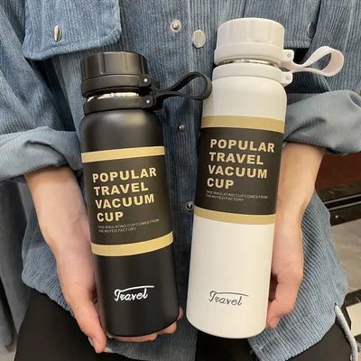 Αγορά Δύο από ανοξείδωτο χάλυβα 650ml 850ml 1100ml Vakuum Flask Climbing Fitness Θερμικό Κύπελλο Τσαγιού Απομονωμένο Ψυχρή Απόδοση Εξωτερικά Αθλήματα διαδικτυακή κατασκευή