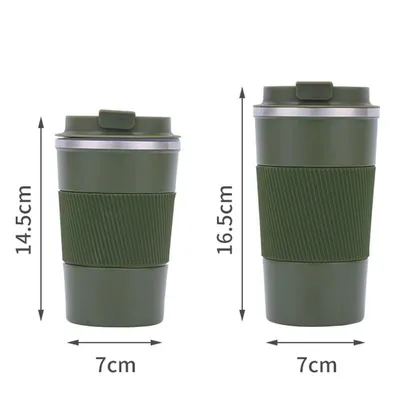 Αγορά Φορητό 12 Oz 17 Oz Eco Friendly 304 Ατσάλινο Καφέ Κούπα Ταξίδι Κούπα Ατμομόνωση Κούπα για οποιοδήποτε ζεστό ή παγωμένο ποτό BPA δωρεάν Τροφίμων βαθμό διαρροή Proof Design διαδικτυακή κατασκευή