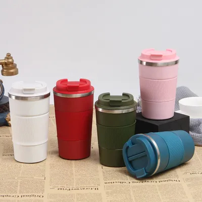 Αγορά Απομονωμένο 12oz 17oz Αδιάβροχο φλιτζάνι καφέ με κάλυμμα Θερμικό καφέ Tumbler από ανοξείδωτο χάλυβα Κρατήστε κρύο και ζεστό δώρο για άνδρες γυναίκες διαδικτυακή κατασκευή