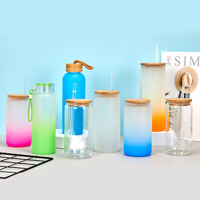 Αγορά Στυλάτο σύγχρονο σχεδιασμό γυαλί μασόν μπουκάλι γυαλί παγωμένο φλιτζάνι καφέ με κάλυμμα γυαλί δοχείο ποτών 350/480ml ελαφρύ εύκολο στο καθαρισμό διαδικτυακή κατασκευή