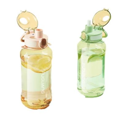 900ml 1300ml μπουκάλι νερού Μεγάλη χωρητικότητα Άνδρες Φορητό Tritan πλαστικό καθαρό μπουκάλι νερού με χερούλι διπλή στεγανοθεραπεία ανθρωπισμένη σχεδίαση