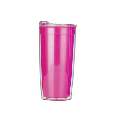 570ml Glitter διπλό τοίχωμα μόνωση πλαστικό μπουκάλι νερού κομψό σύγχρονο μπουκάλι νερού Glitter με GRS 100% BPA ελεύθερο πλυντήριο πιάτων ασφαλές εύκολο να μεταφέρετε