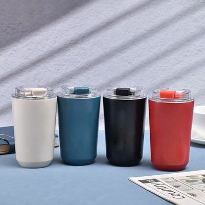 280ML/380ML BPA ελεύθερο μονωμένο ατσάλινο ατμοσφαιρικό μπουκάλι Sus 304 Ατσάλινο καφέ με κάλυμμα Anti Slip Matte Finish OEM/ODM Αποδεκτό