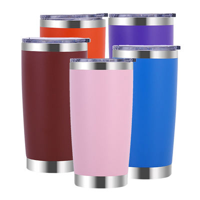 Μπουκάλια νερού 20oz 304 από ανοξείδωτο χάλυβα με κάλυμμα επαναχρησιμοποιήσιμο μπουκάλι νερού κρατήστε ζεστό για το γυμναστήριο