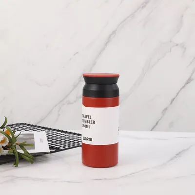 Φορητό 350ml χωρητικότητα από ανοξείδωτο χάλυβα Συμπίεση Σπίτι Γραφείο Εξωτερικό Κύπελλο Τσαγιού Καφέ Κύπελλο Θερμό