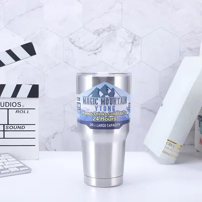 30oz φορητό αντηλιακό τερμός tumbler κρατήστε το ποτό κρύο ζεστό κενό μπουκάλια κούπες μπουκάλι καφέ μπουκάλι νερού με άχυρο