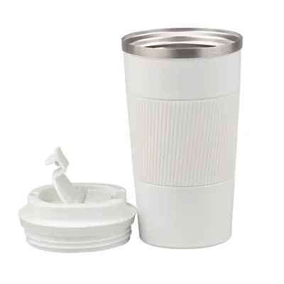 17oz ταξιδιωτικά φλιτζάνια καφέ μονωμένη κούπα θερμική κατσαρόλα με καπάκι απόλυτη διαρροής επαναχρησιμοποιήσιμη ατσάλινη κούπα καφέ απόλυτη διαρροή για ζεστά και παγωμένα κρύα ποτά